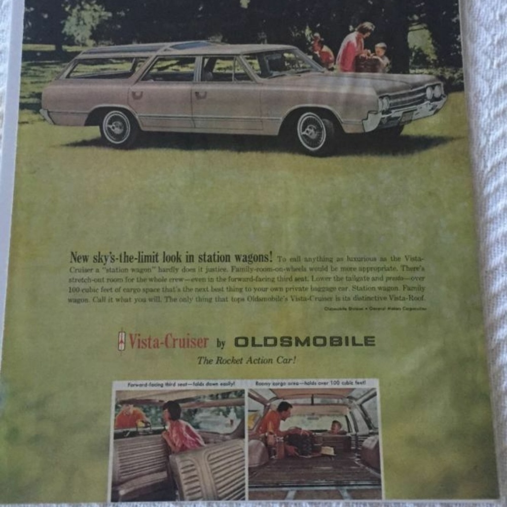Vintage Oldsmobile Magazine Advertisement Sealed!